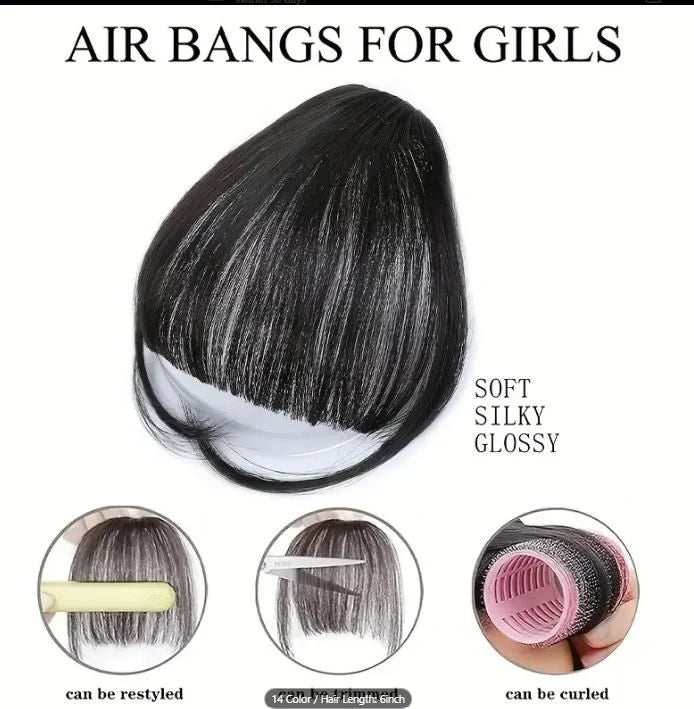 Fringe Clip-In | Effortless Bangs for Instant Style Change