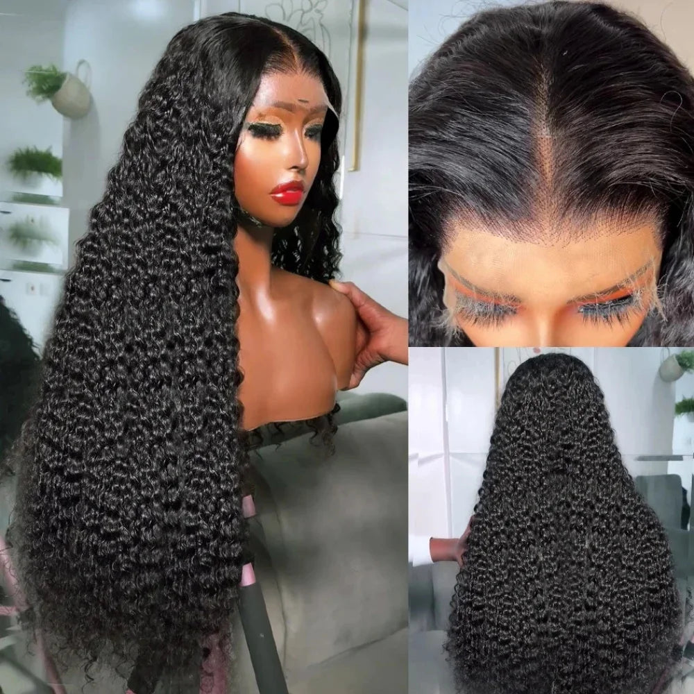 250% Density 360 HD Lace Wig – 30 Inch Deep Wave Glueless Human Hair Wig