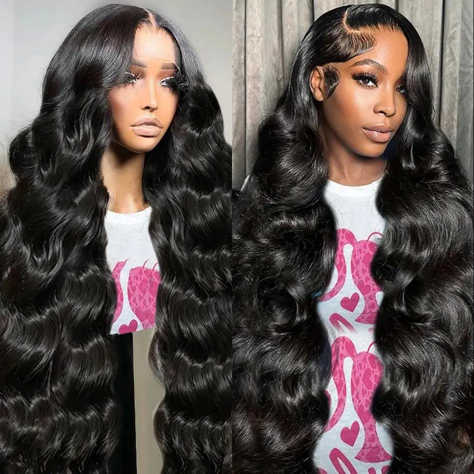 HD Transparent Body Wave Lace Front Wig – 13x4 / 13x6 / 360 Frontal, 5x5 Closure, 200% Density Human Hair Wig for Women