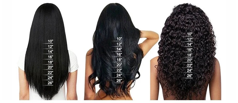 Water Wave Lace Front Wig – Long Curly Human Hair 4x4, 5x5, 13x4, 13x6 or 360 HD Lace Closure Wig for Women