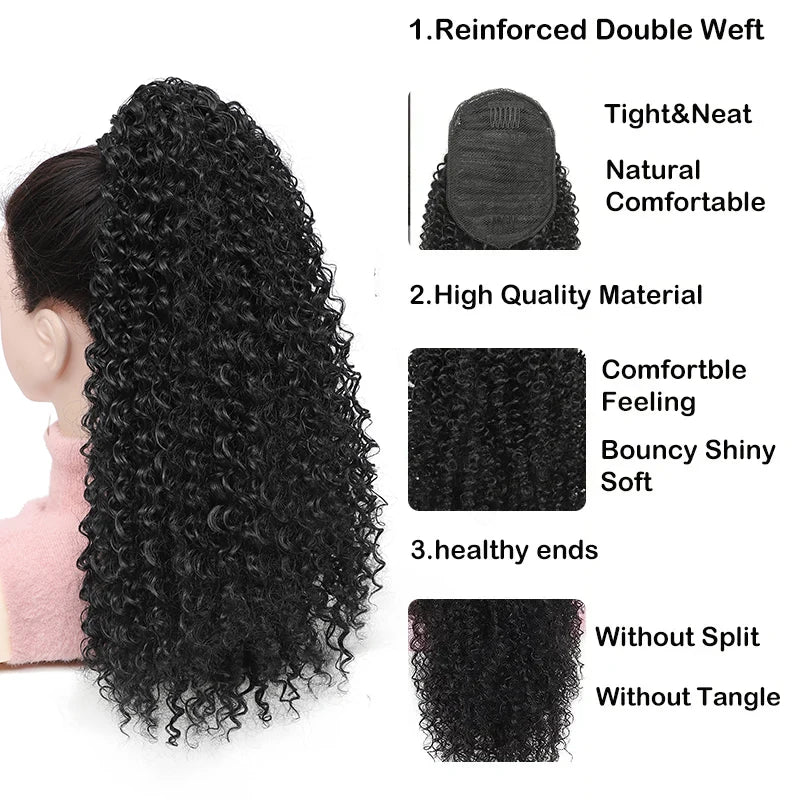 Curly Ponytail Extension | Instant Volume & Effortless Style