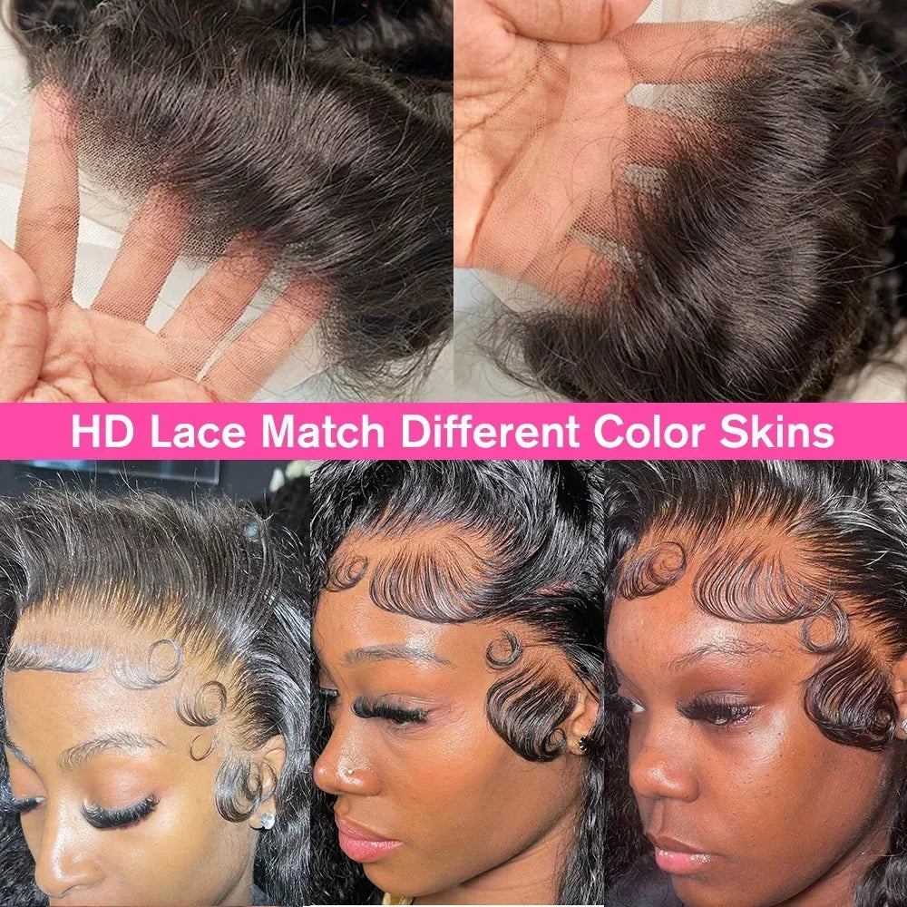 Kinky Curly 13x6 HD Lace Frontal Wig – 100% Human Hair | Glueless 4C Afro Curly Wig
