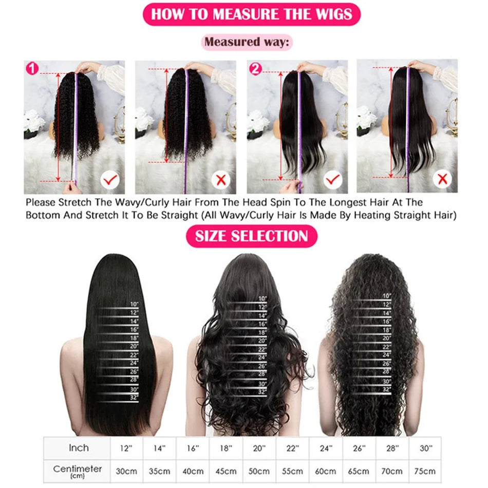 Body Wave HD Lace Front Wig – 13x4 / 13x6 / 360, 100% Human Hair, 30–40 Inch for Women