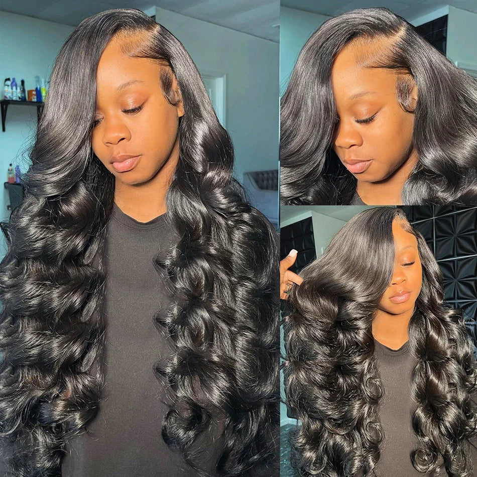 HD Transparent Body Wave Lace Front Wig – 13x4 / 13x6 / 360 Frontal, 5x5 Closure, 200% Density Human Hair Wig for Women