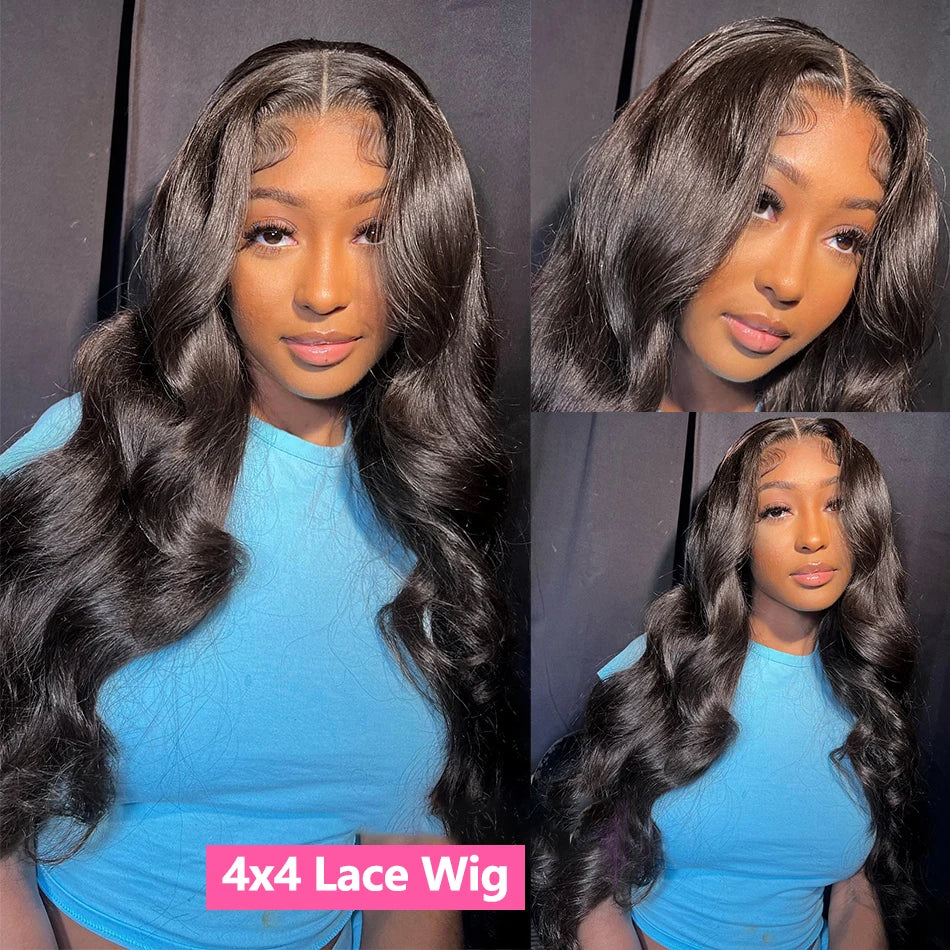 HD Transparent Body Wave Lace Front Wig – 13x4 / 13x6 / 360 Frontal, 5x5 Closure, 200% Density Human Hair Wig for Women