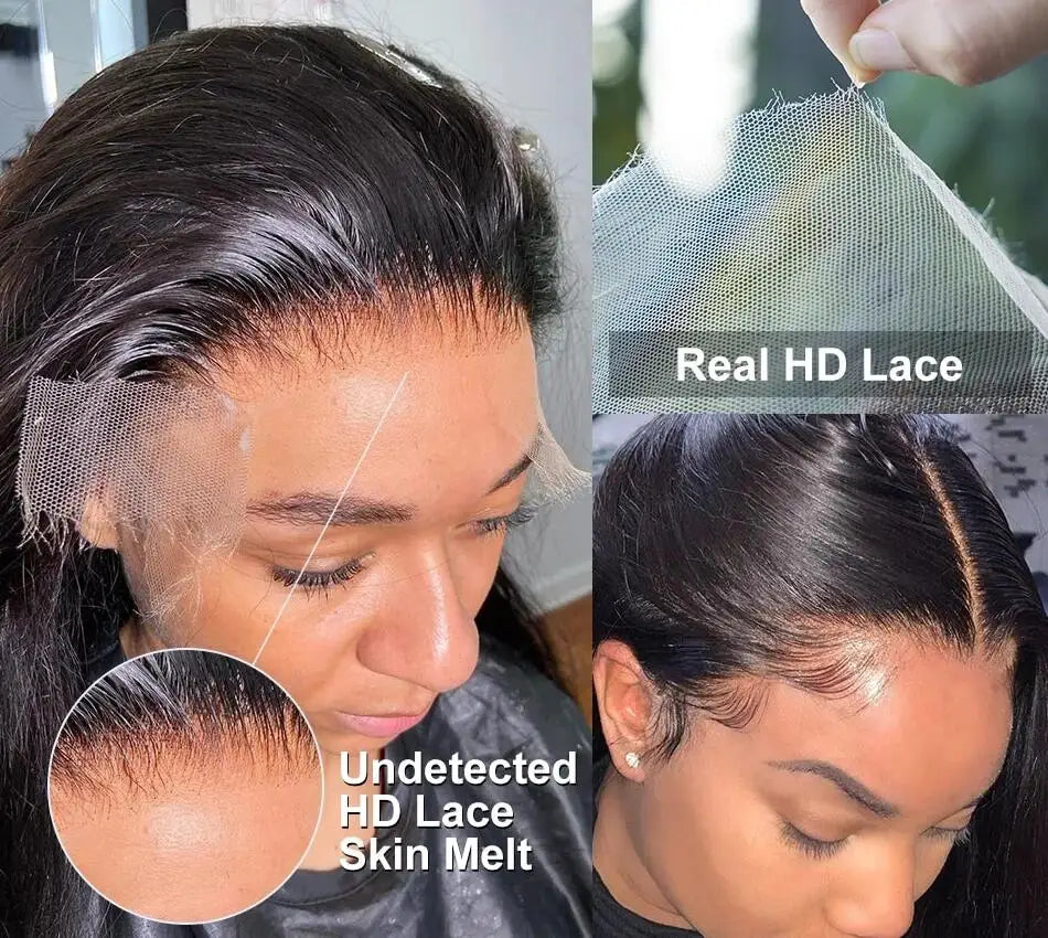 HD Transparent Body Wave Lace Front Wig – 13x4 / 13x6 / 360 Frontal, 5x5 Closure, 200% Density Human Hair Wig for Women