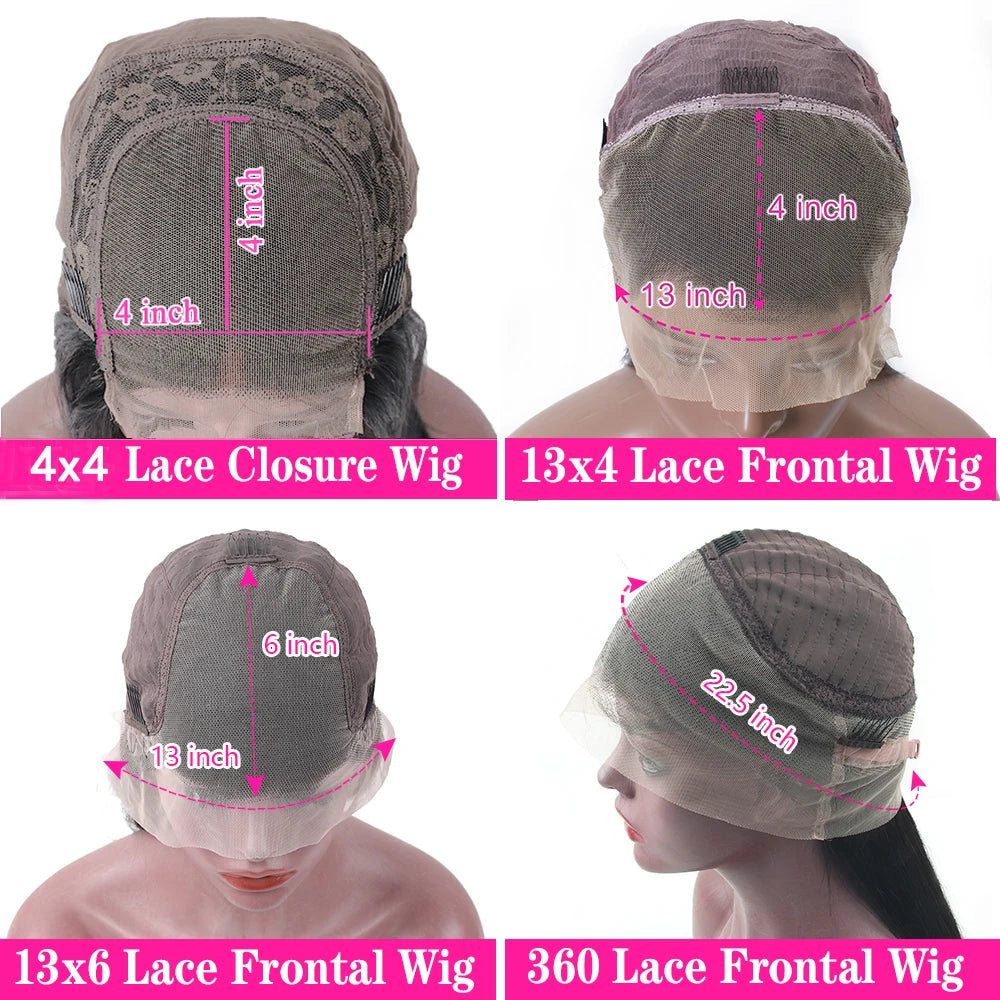 Kinky Curly HD Lace Frontal Wig 100% Brazilian Human Hair | 13x6 Water Deep Wave Lace Front Wig
