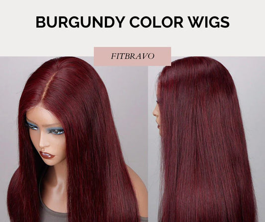Burgundy Color Wigs | Vibrant & Stylish Options for All