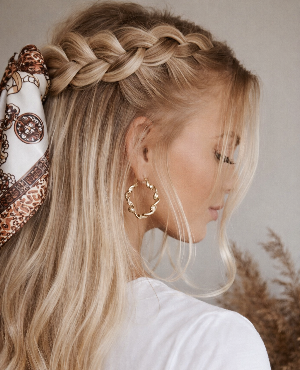 fitbravo™ - Braided Headband - Lizzy - Sun Kissed