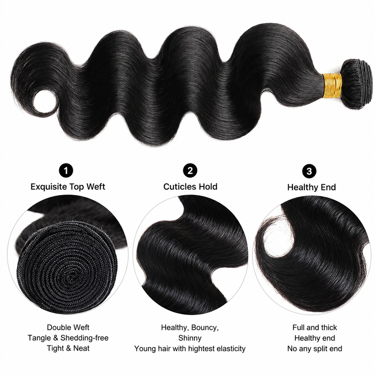 Fitbravo™ -Wavy Hair Extensions