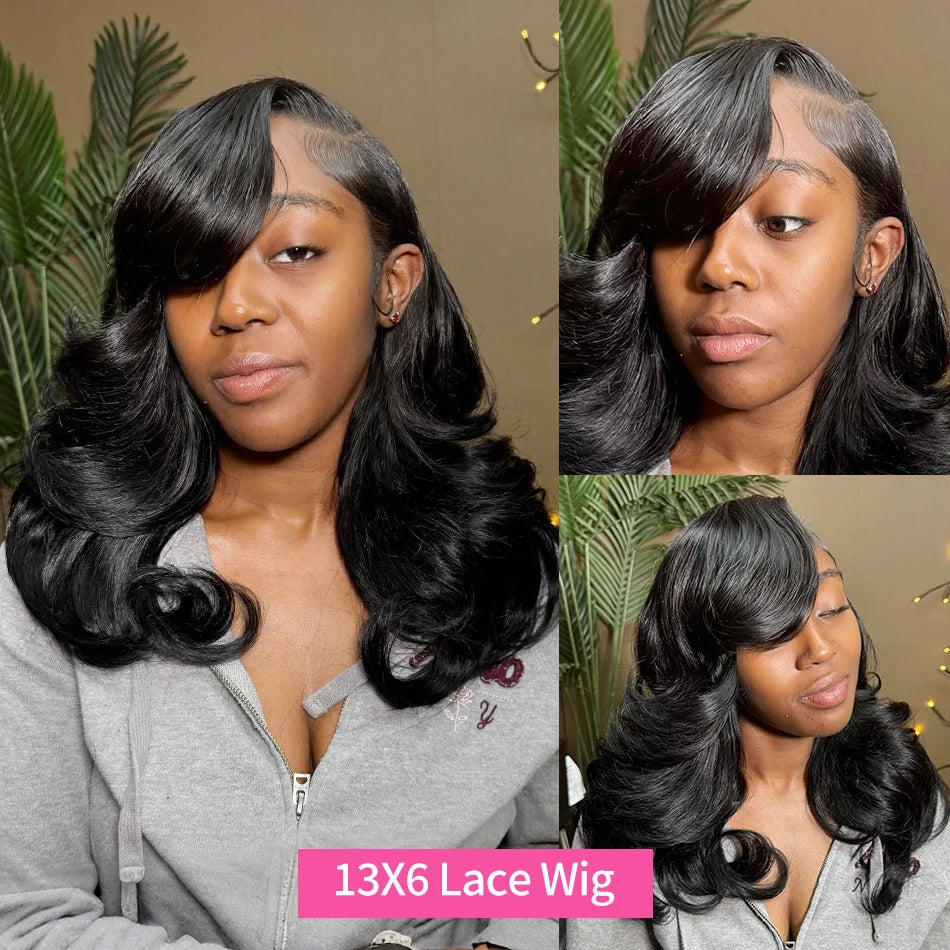 Linktowig 250% Density Body Wave Bob Wig – 13x6 & 13x4 HD Lace Front Human Hair Wig