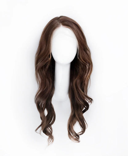 Lace Front Wigs Human Hair – Natural Look & High-Quality 20'' Medium Brown Wig