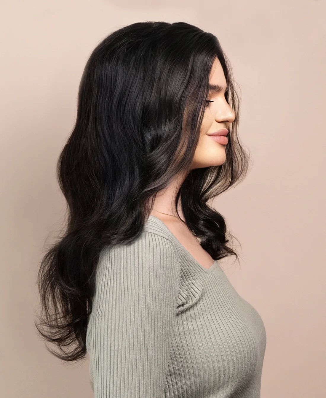 18'' Natural Black Lace Front Wigs Human Hair – Premium Quality & Natural Look