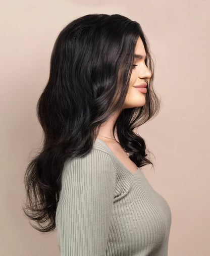 18'' Natural Black Lace Front Wigs Human Hair – Premium Quality & Natural Look